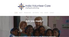 Desktop Screenshot of indiavolunteercare.com