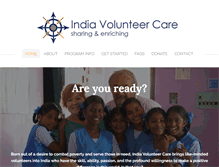 Tablet Screenshot of indiavolunteercare.com